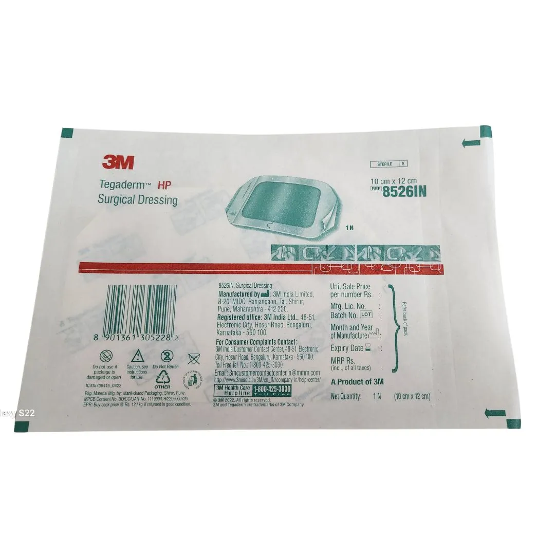 Tegaderm transparent i.v. dressing 8526 10cmx12cm